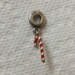 Pandora Candy Cane Dangle Charm
